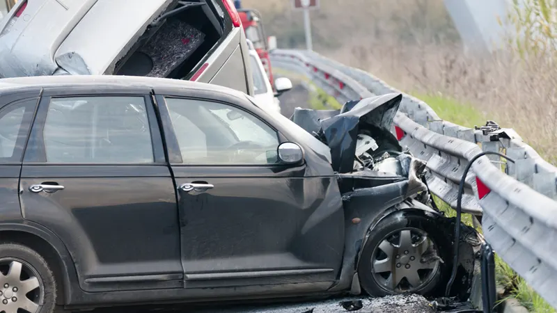 Rollover Crash on I-30 in Fate, TX