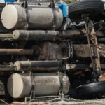 Two-Car Collision Involving Concrete Truck at Hwy 66 in Rockwall Co., TX